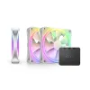 NZXT F120 RGB DUO (Triple Pack) 120mm RGB Casing Fan - White #RF-D12TF-W1