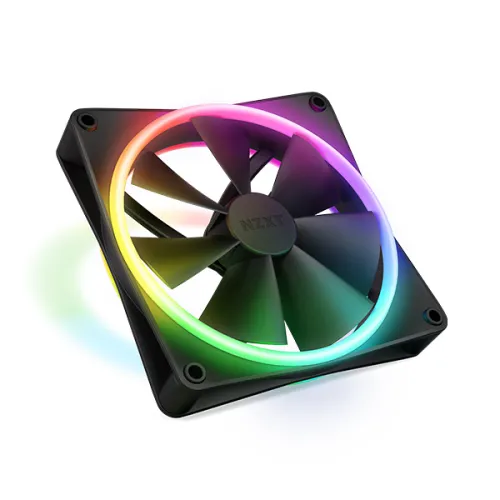 NZXT F140 RGB DUO 140mm RGB Casing Fan - Black #RF-D14SF-B1