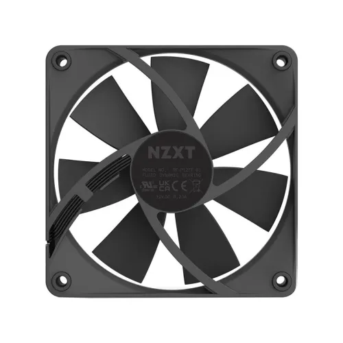 NZXT F120P 120mm Static Pressure Casing Fan - Black #RF-P12SF-B1
