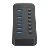 ORICO CT2U3-7AB 7-Port USB3.0 Hub with Individual Switches