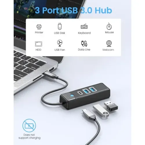 Orico PWC2U-C3-015 3 Ports USB 3.0 Hub