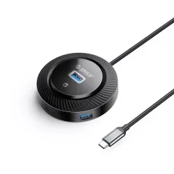 Orico YK4-U3-03 4-Port USB Hub With Audio Mic