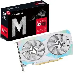 MAXSUN AMD Radeon RX 580 8GB GDDR5 White Graphics Card