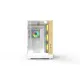 MONARCH AQUA X7 ARGB ATX Desktop Gaming Case (White)