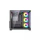 Maxcool PANDA MC7 Mid-Tower ATX Gaming Black Computer Case With 7 Infinity ARGB Fans