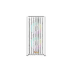 Pc Power Dark Breeze Mesh Mid Tower M-ATX Gaming Case (White)