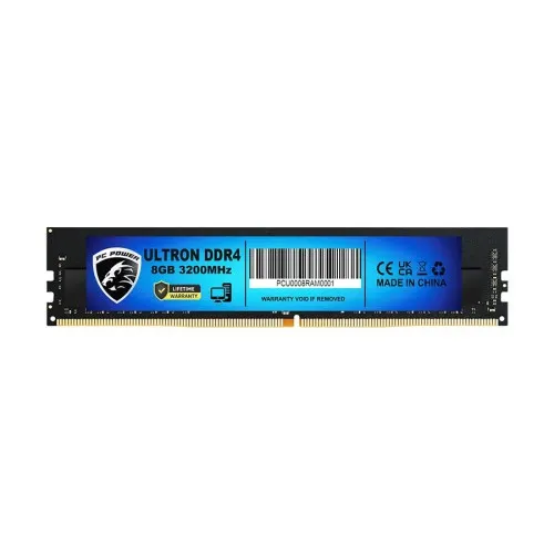 Pc Power Ultron 8GB DDR4 3200MHz Desktop RAM