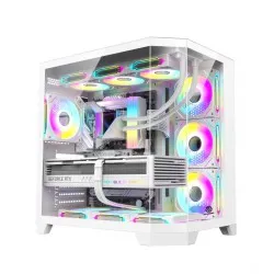 Revenger Air Box 7 ARGB Full Tower Desktop Gaming Case (White)