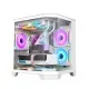 Revenger Air Box Mini ARGB Mid-Tower Gaming Desktop Case (White)