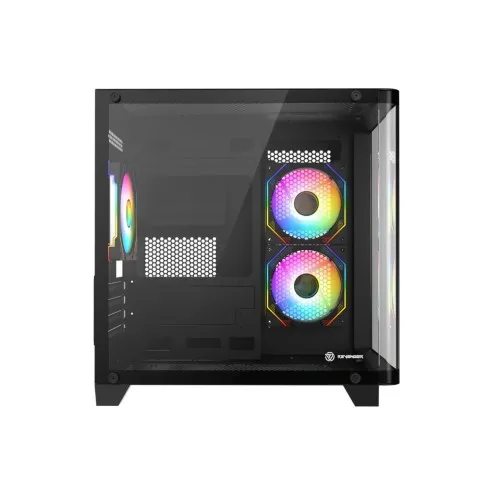 Revenger Air Tank Mini 5 ARGB Infinity Fans Black Gaming Casing