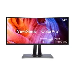 ViewSonic VP3481a ColorPro 34" UltraWide QHD Curved Monitor