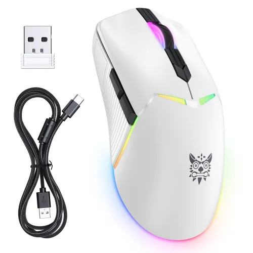 Onikuma CW928 Tri-Mode RGB Wireless Gaming Mouse