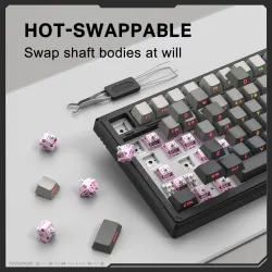 Onikuma G83 Tri-Mode Wireless Hot-swappable Mechanical Keyboard