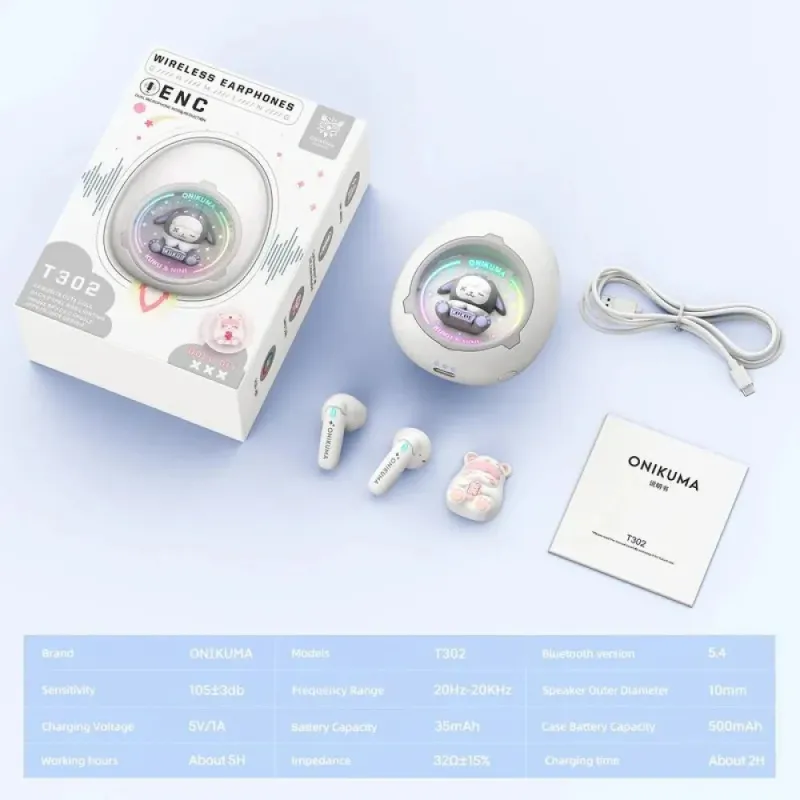 Onikuma T302 Wireless Earbuds