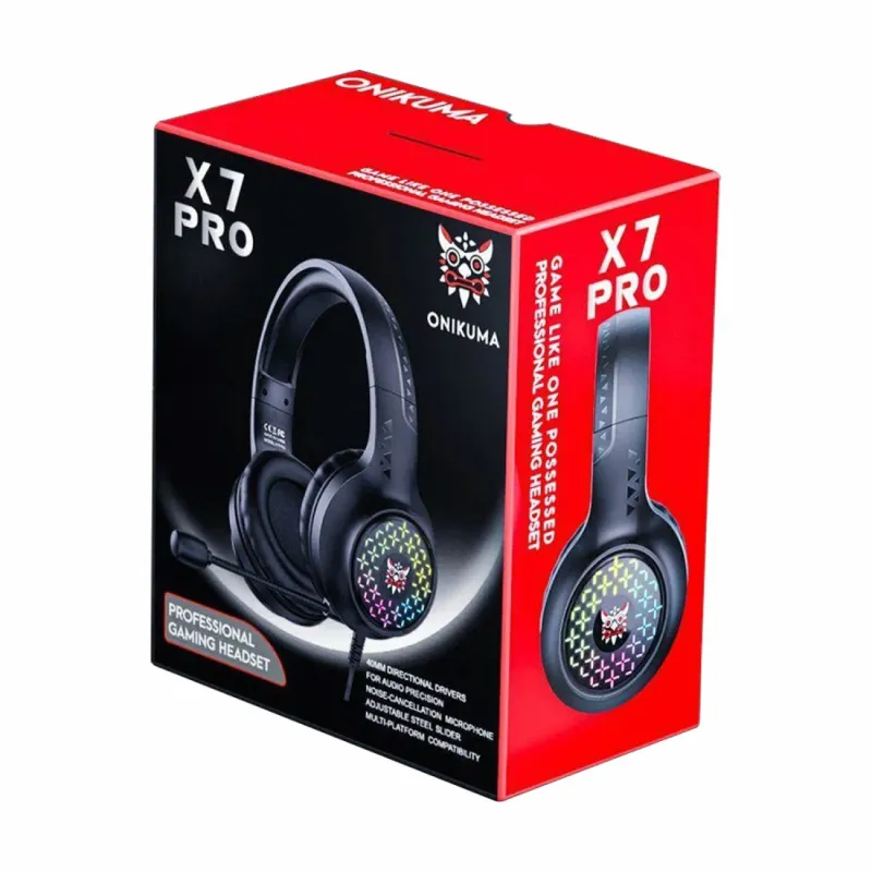 Onikuma X7 Pro Wired RGB Gaming Headphone