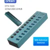 ONTEN OTN-5308 10 Port USB 3.0 HUB With Individual Power Switches
