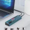 ONTEN OTN-5308 10 Port USB 3.0 HUB With Individual Power Switches