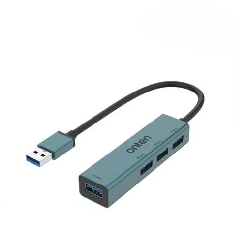 ONTEN OTN-5221 4 in 1 USB3.0 to RJ45(100m) + USB3.0*3 Hub