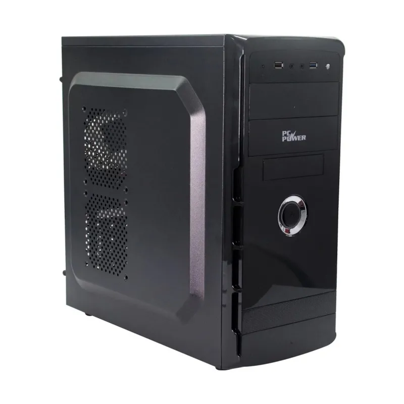PC Power 180B Mid-Tower ATX Desktop Casing