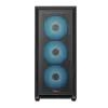 PC Power Crystal Glass V3 BK ATX Desktop Gaming Casing