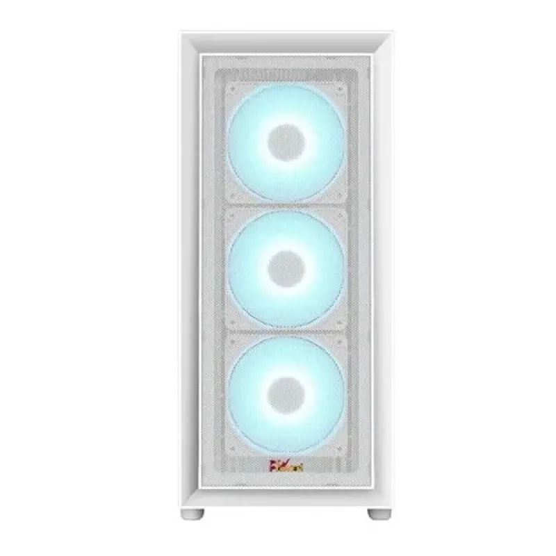 PC Power Crystal Mesh V3 WH ATX Desktop Gaming Casing