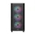 PC Power Flow Dark Mesh Mid Tower ATX Gaming Casing