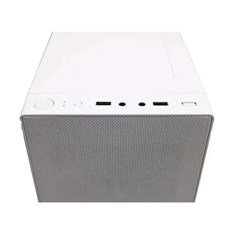 PC Power X2601 WH Spider Web Mesh mATX Casing With Power Supply