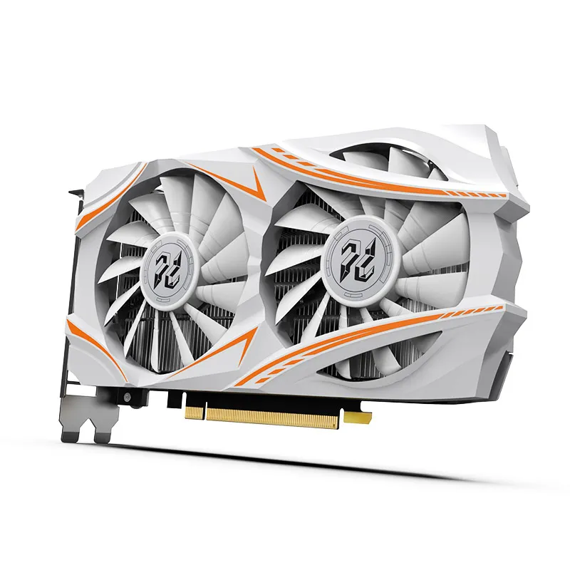 PELADN RX 5500 XT 8G GDDR6 Dual Fan White Gaming Graphics Card
