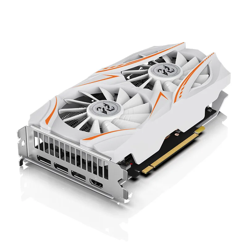 PELADN RX 5500 XT 8G GDDR6 Dual Fan White Gaming Graphics Card