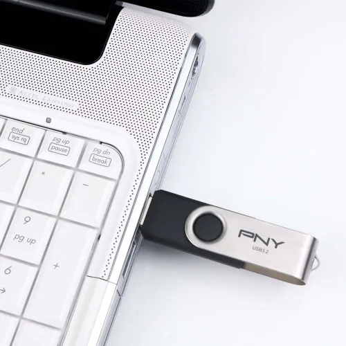 PNY Turbo Attache R 64GB USB 3.2 360° Metal Flash Drive