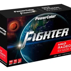 PowerColor Fighter AMD Radeon RX 6500 XT 4GB GDDR6 Graphics Card
