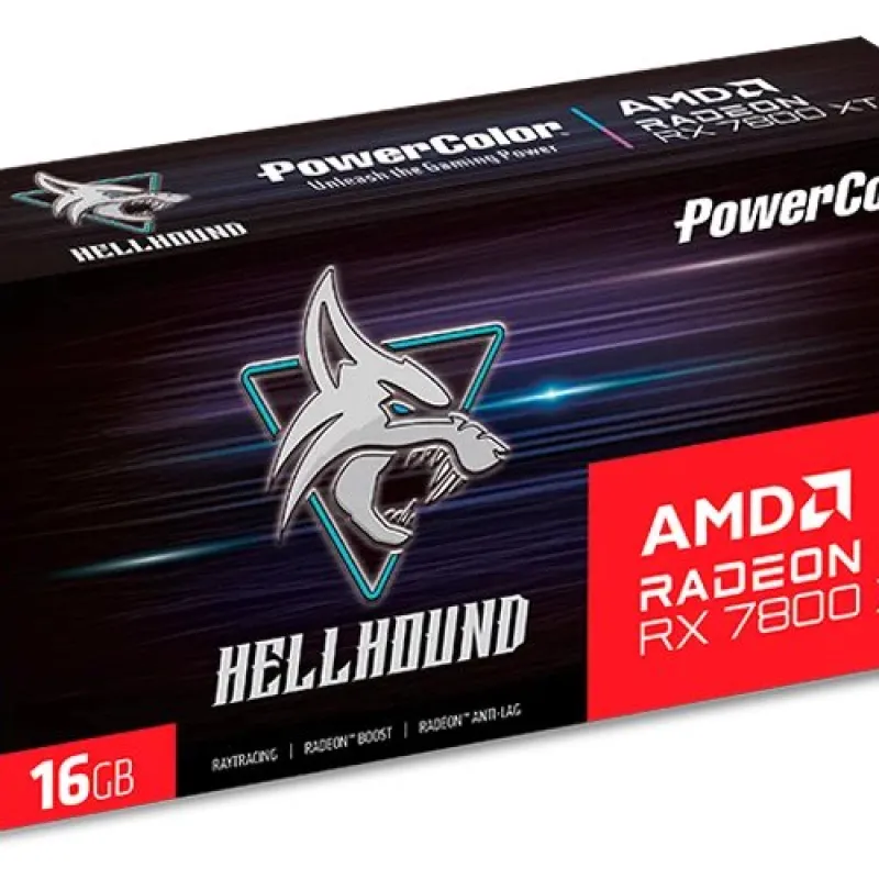 PowerColor Hellhound AMD Radeon RX 7800 XT 16GB GDDR6 Graphics Card
