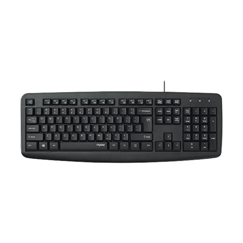 Rapoo NK2600 Spill- Resistant Wired Keyboard with Bangla