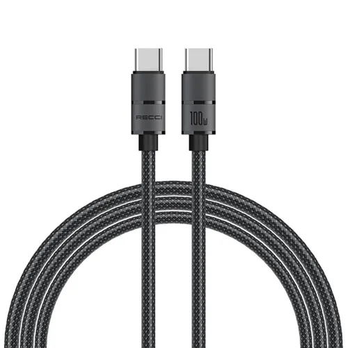Recci RS08CC 1.2M 100W Type-C Fast Charging Cable
