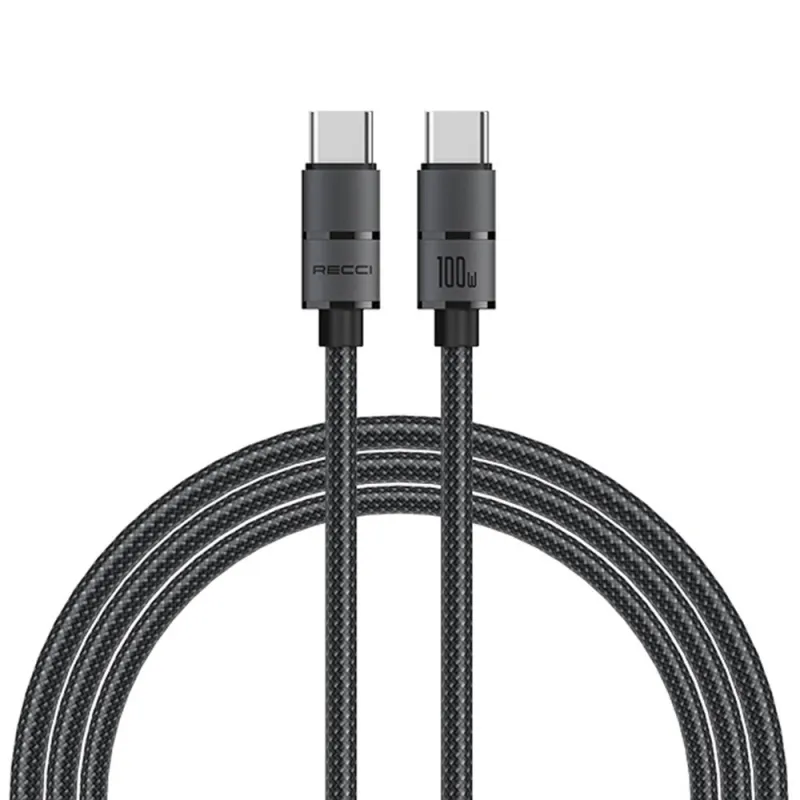 Recci RS08CC 1.2M 100W Type-C Fast Charging Cable