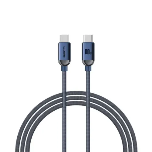 Recci RS09CC 1.2M 100W Type-C Fast Charging Cable