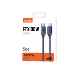 Recci RS09CC 1.2M 100W Type-C Fast Charging Cable