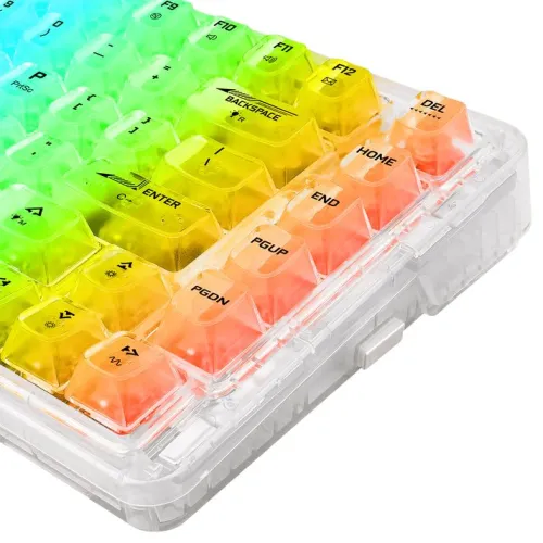 Redragon ELF PRO K649 Transparent Mechanical Keyboard