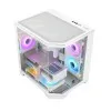 Revenger Air Box Mini ARGB Mid-Tower Gaming Desktop Case (White)