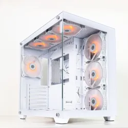 Revenger Base Dynamic Mid Tower ATX Desktop Case (White)