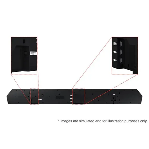 Samsung HW-Q990D 11.1.4ch Bluetooth Dolby Atmos Soundbar with Subwoofer