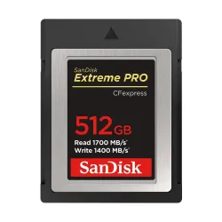 SanDisk Extreme Pro CFexpress 512GB 1700 MB/s Compact Flash Type-B Memory Card(SDCFE-512G-GN4NN)