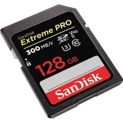 SanDisk Extreme PRO 128GB 300mbps SDXC UHS-II Memory Card (SDSDXDK-128G-GN4IN)