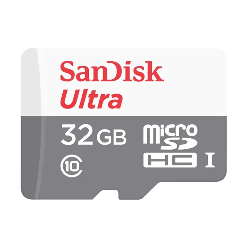 SanDisk Ultra 32GB Class-10 100mbps Micro SDHC UHS-I Memory Card (SDSQUNR-032G-GN3MN)
