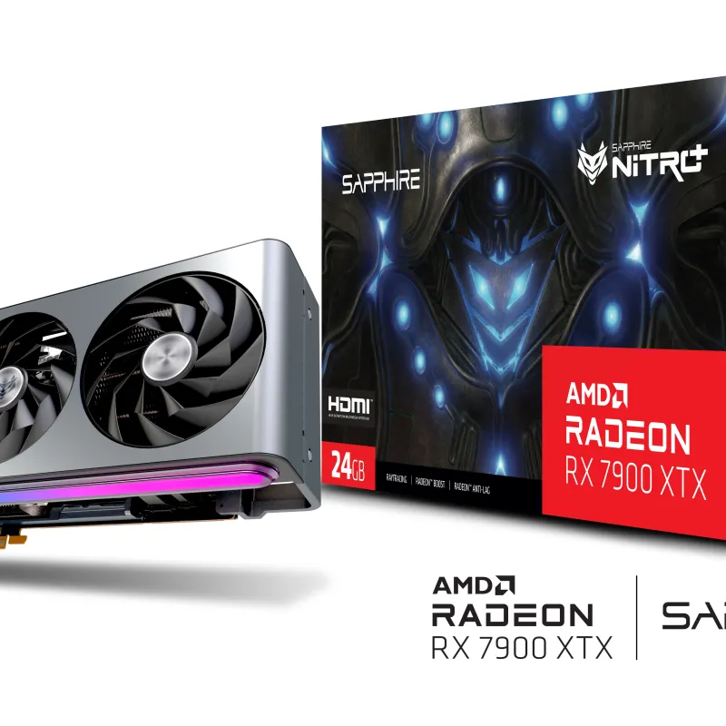 Sapphire NITRO+ AMD Radeon RX 7900 XTX Vapor-X 24GB GDDR6 Gaming Graphics Card