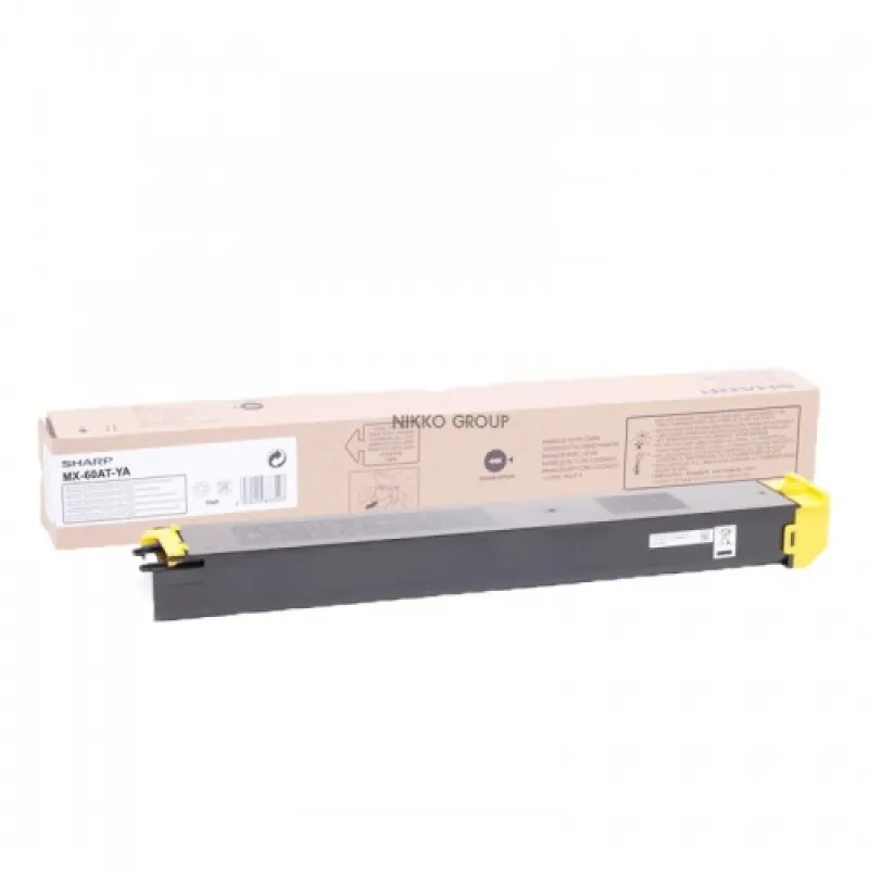 Sharp MX-61AT-YA Yellow Toner Sharp MX-61AT-YA Yellow Toner