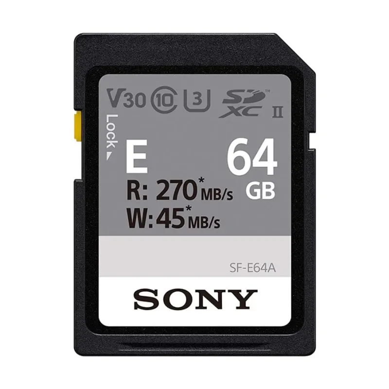 Sony SF-E Series UHS-II SDXC 64GB Memory Card