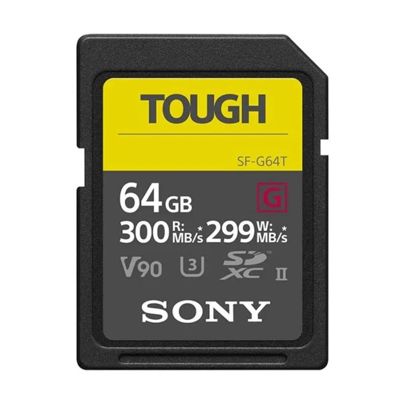 Sony SF-G Tough Series UHS-II SDXC 64GB Memory Card