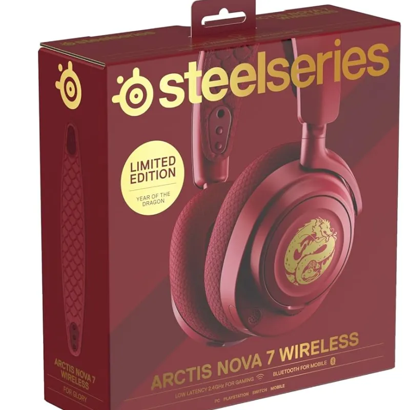 SteelSeries Arctis Nova 7 Dragon Edition Wireless Gaming Headset