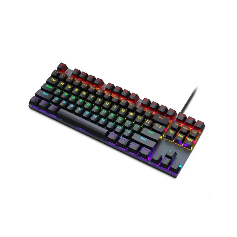T-WOLF T18 Blue Switch RGB Gaming Mechanical Keyboard
